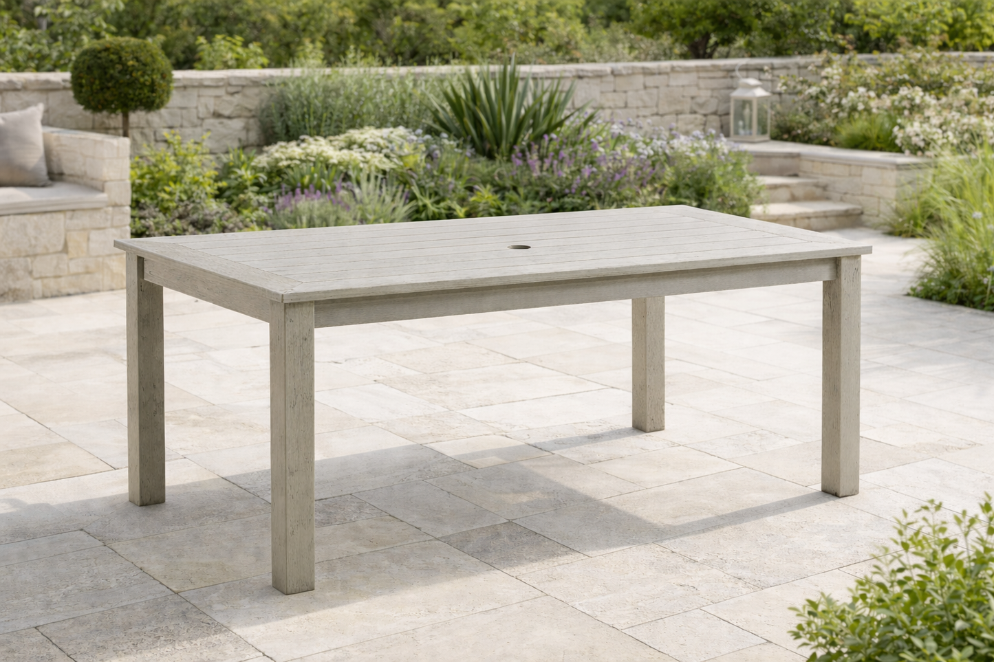 Winawood Wood Effect Rectangular Dining Table - L170cm x D98.3cm x H76cm