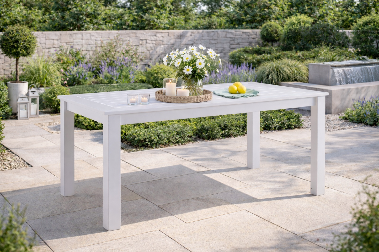 Winawood Wood Effect Rectangular Dining Table - L170cm x D98.3cm x H76cm