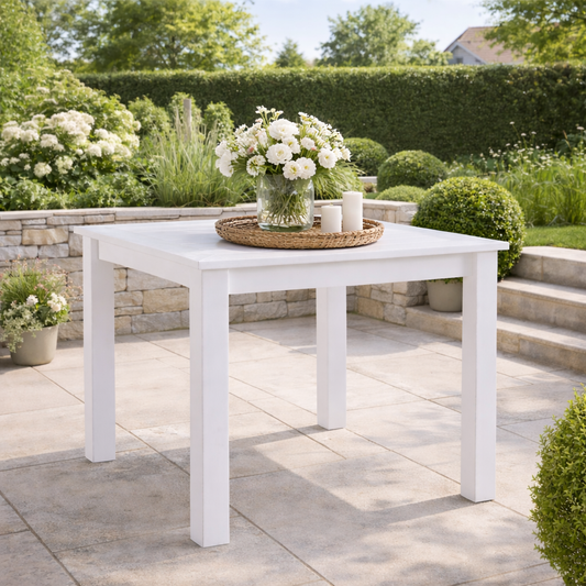 Winawood Wood Effect Square Dining Table - L98.3cm x D98.3cm x H76cm