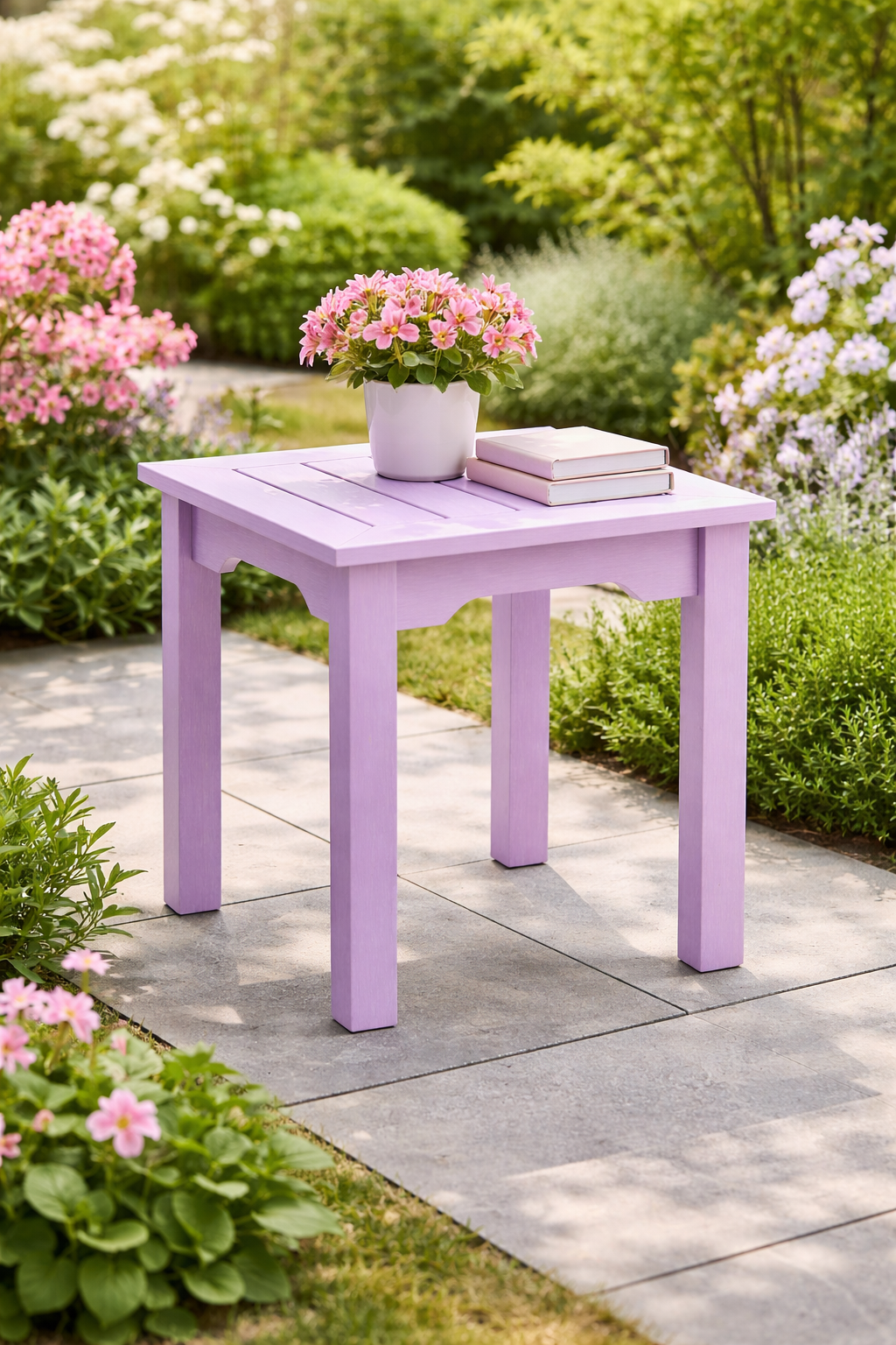 Winawood Wood Effect Side Table - L49.3cm x D49.3cm x H53cm