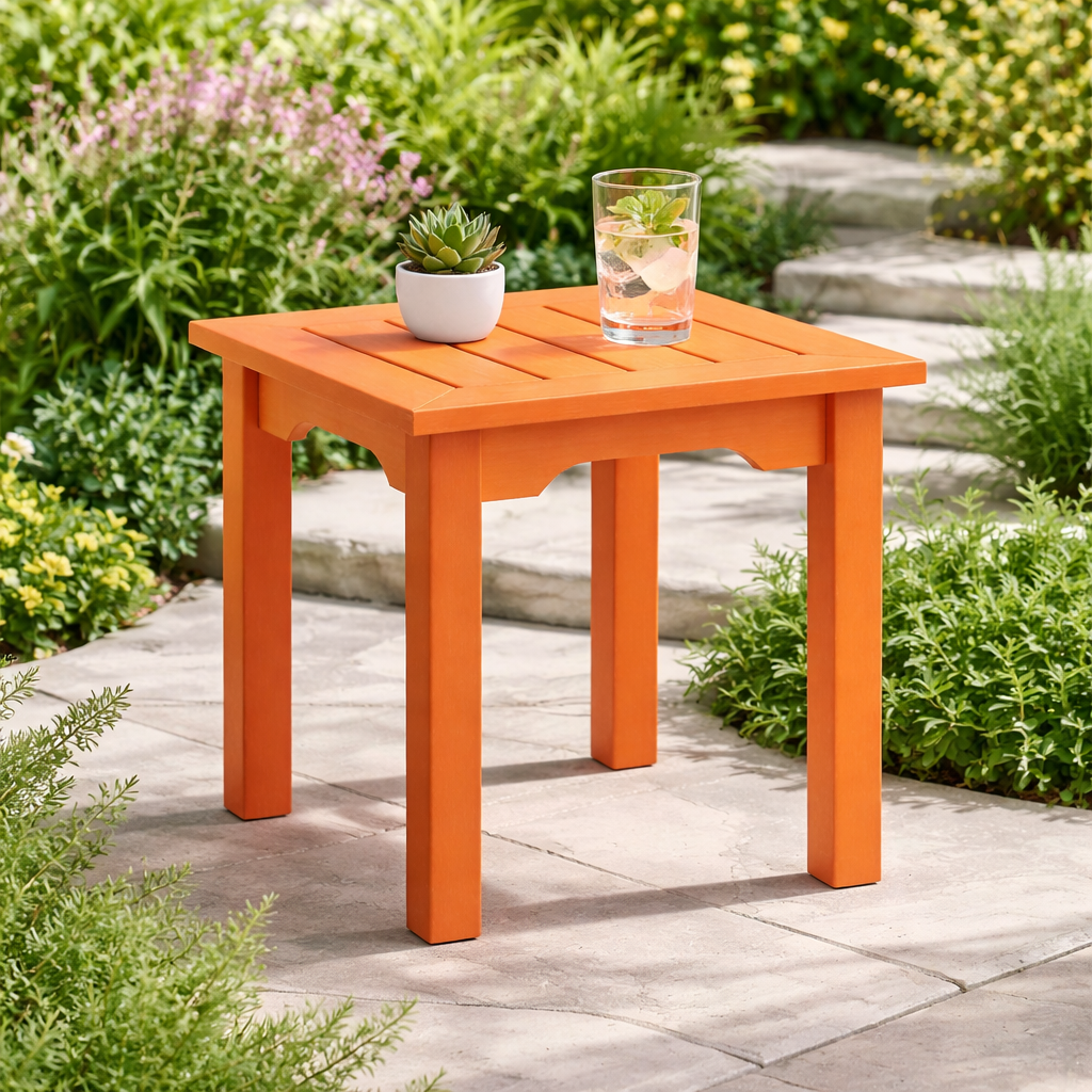 Winawood Wood Effect Side Table - L49.3cm x D49.3cm x H53cm
