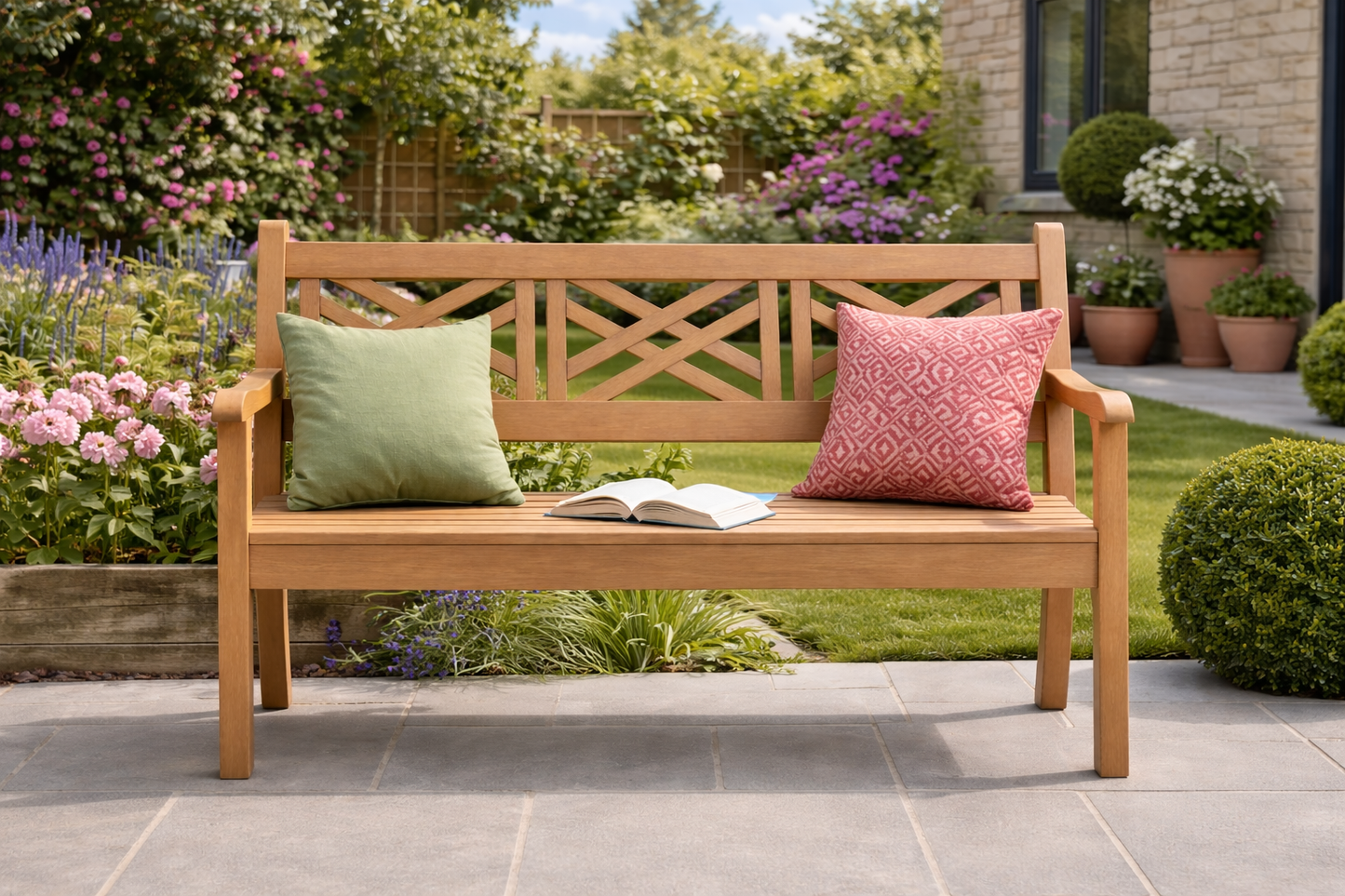 Winawood Speyside 3 Seater Wood Effect Bench