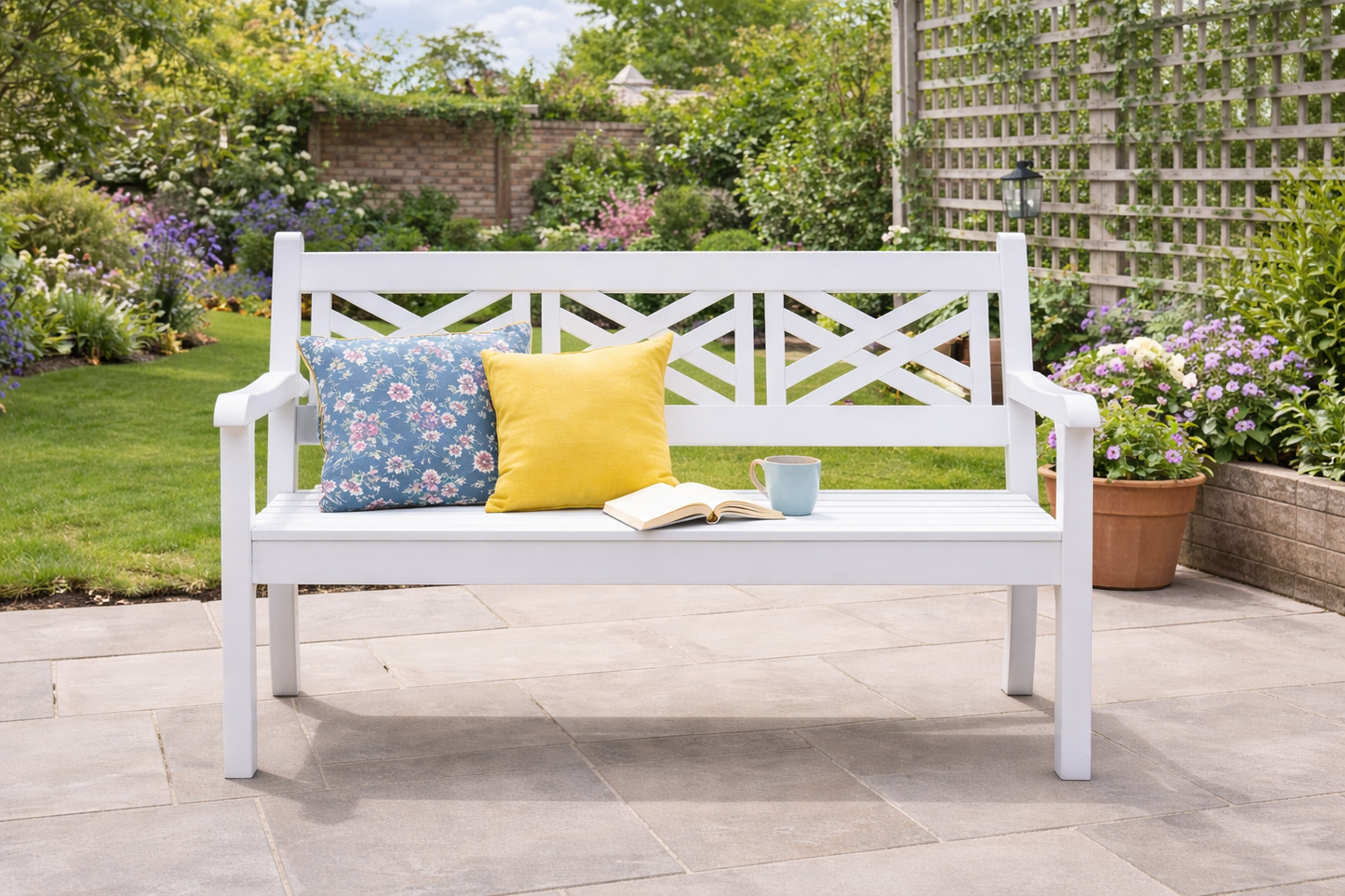 Winawood Speyside 3 Seater Wood Effect Bench
