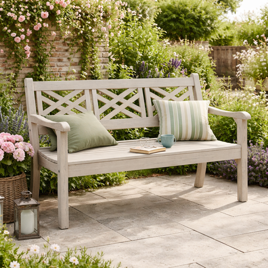 Winawood Speyside 3 Seater Wood Effect Bench