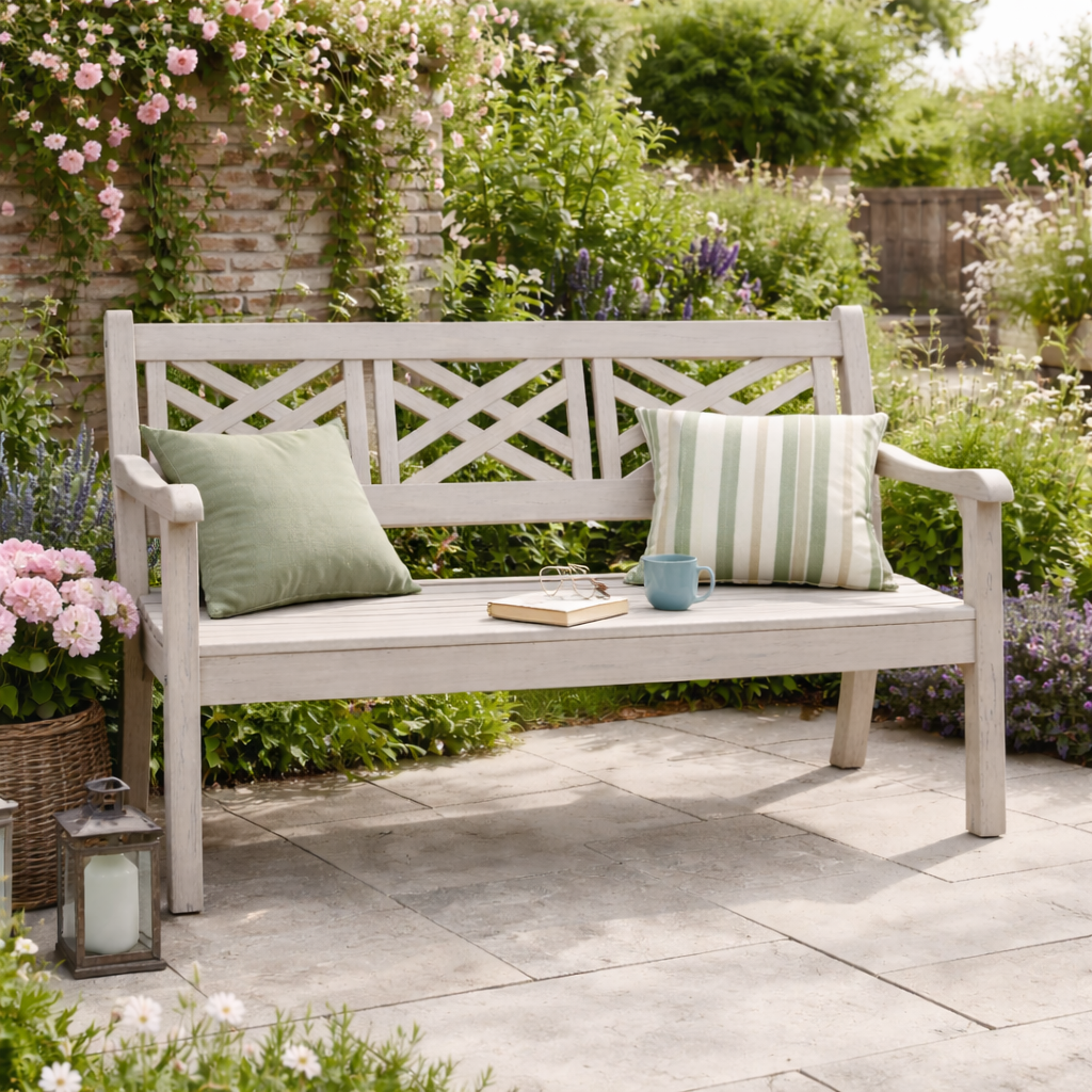 Winawood Speyside 3 Seater Wood Effect Bench