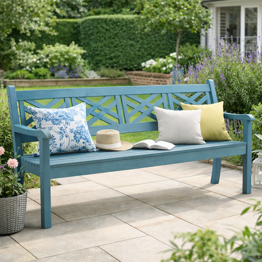 Winawood Speyside 4 Seater Wood Effect Bench