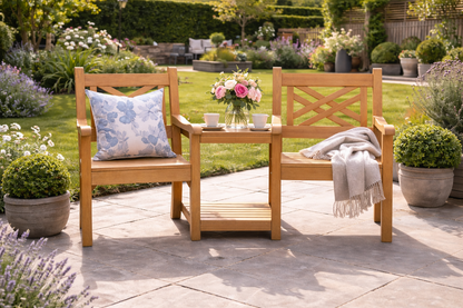 Winawood Speyside Wood Effect Love Seat