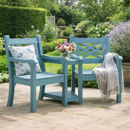Winawood Speyside Wood Effect Love Seat