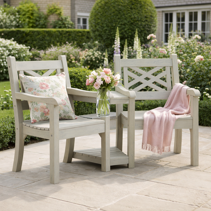 Winawood Speyside Wood Effect Love Seat