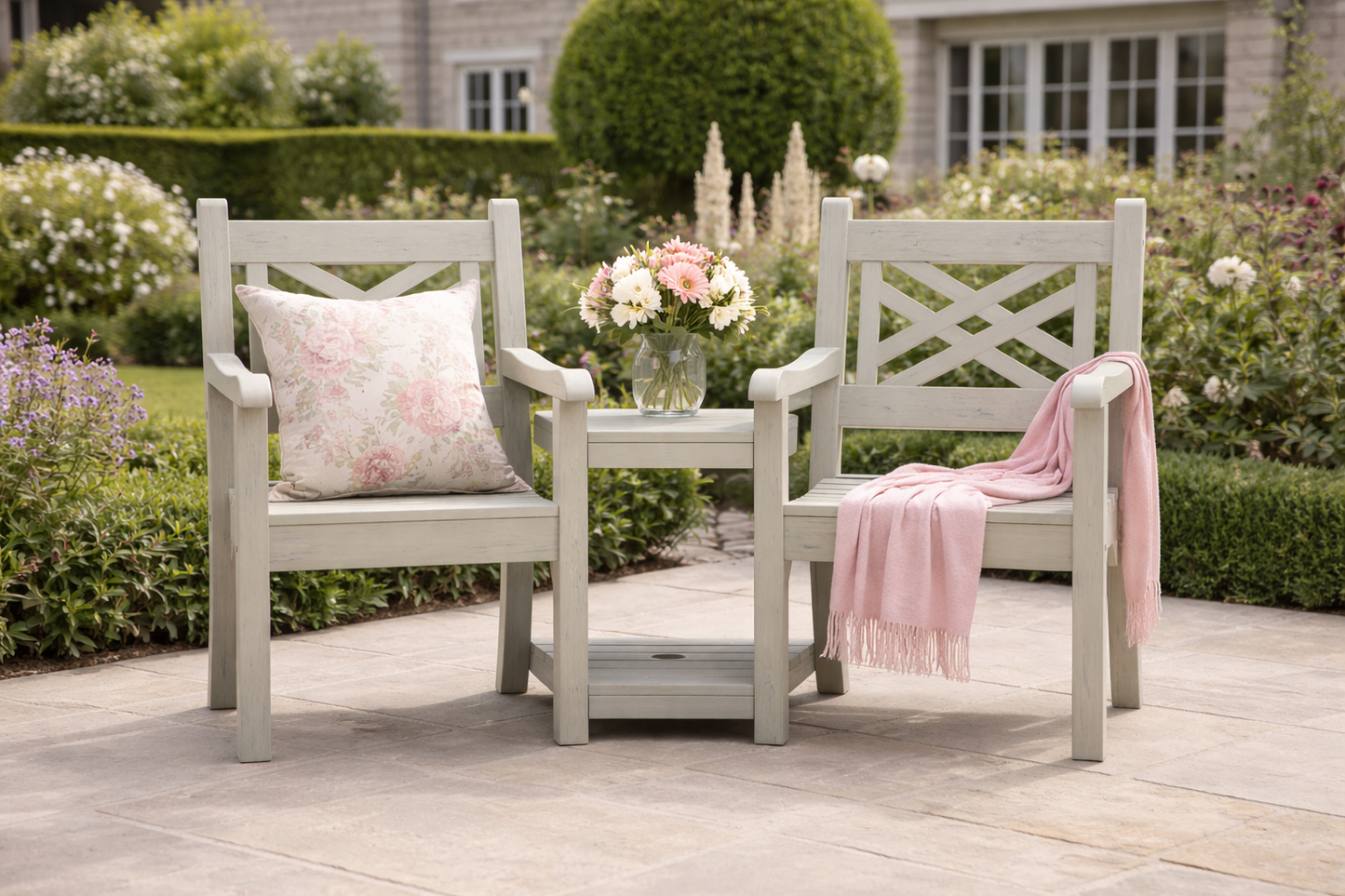 Winawood Speyside Wood Effect Love Seat