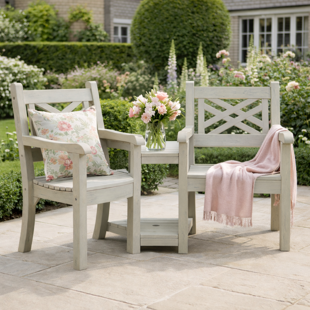 Winawood Speyside Wood Effect Love Seat