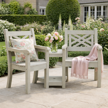 Winawood Speyside Wood Effect Love Seat