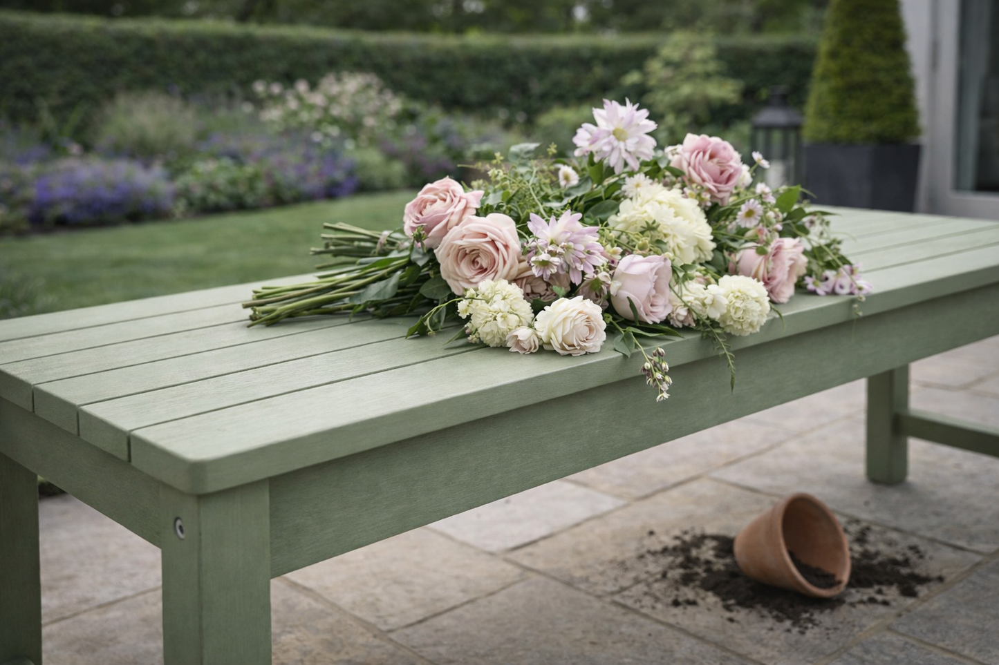 Winawood Backless 2 Seater Wood Effect Bench