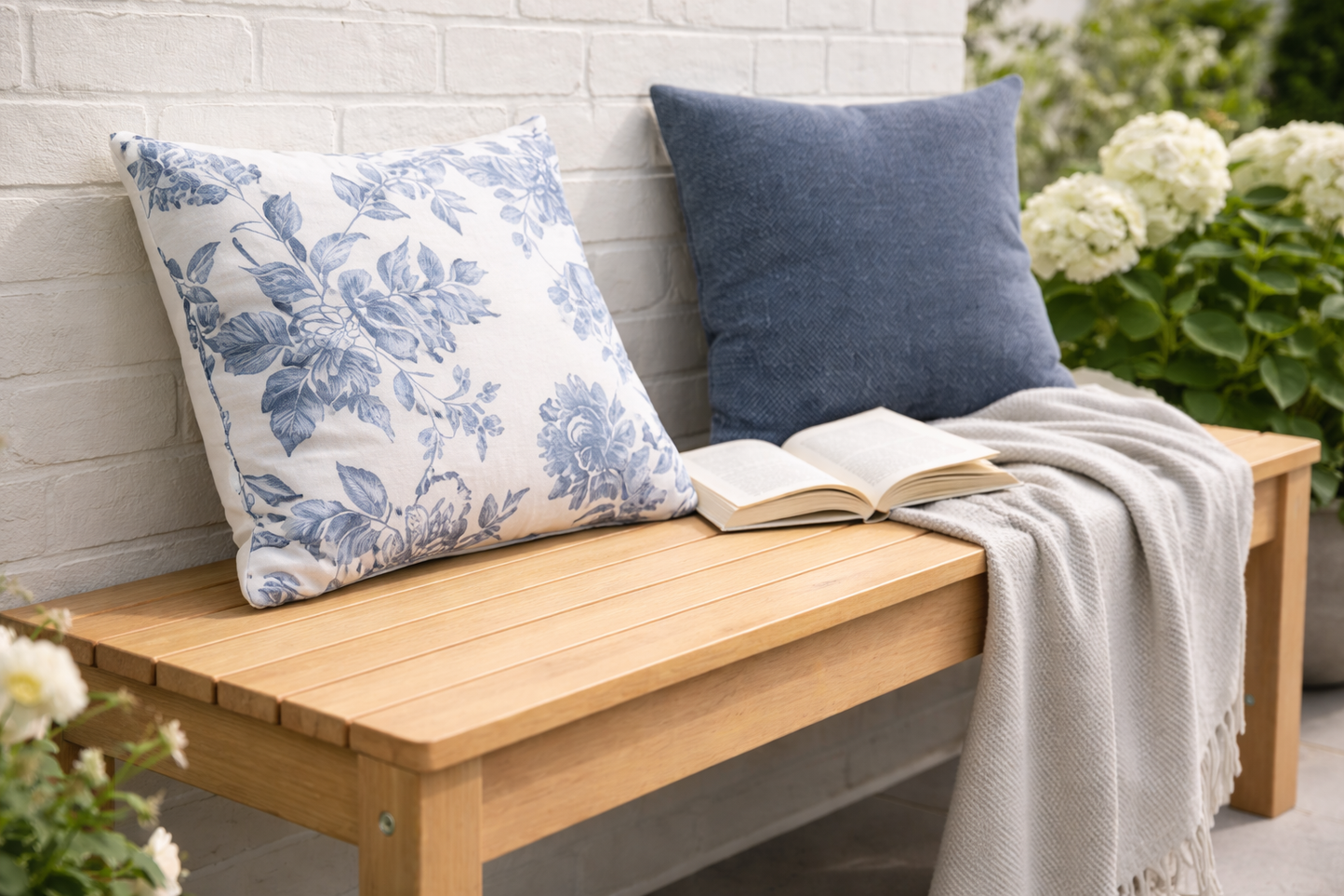 Winawood Backless 2 Seater Wood Effect Bench