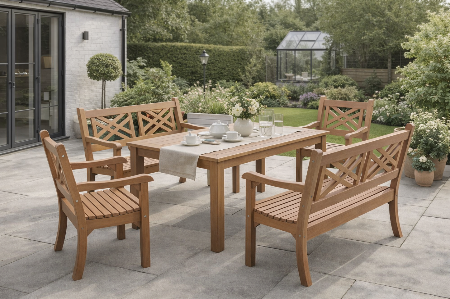 Winawood Speyside Rectangular Dining Set with Bench