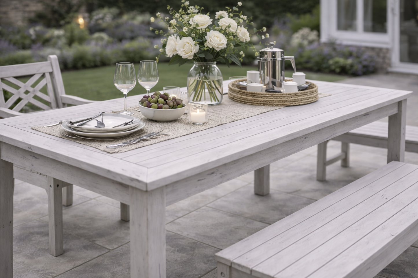 Winawood Speyside Rectangular Dining Set with Backless Bench