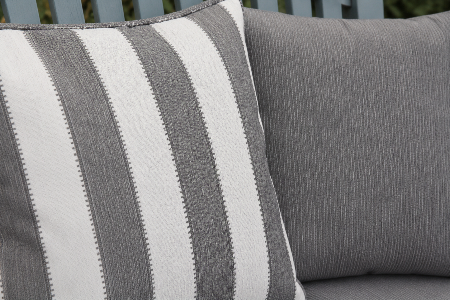 Winawood Double Sided Scatter Cushion Set of 2 - Stripes/Solid