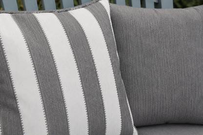 Winawood Double Sided Scatter Cushion Set of 2 - Stripes/Solid
