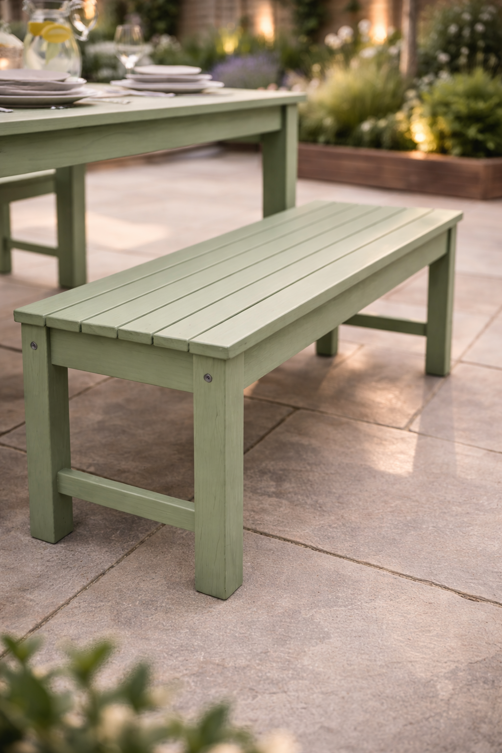 Winawood Sandwick Rectangular Dining Set with Backless Bench
