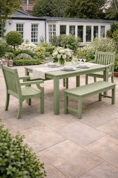 Winawood Sandwick Rectangular Dining Set with Backless Bench