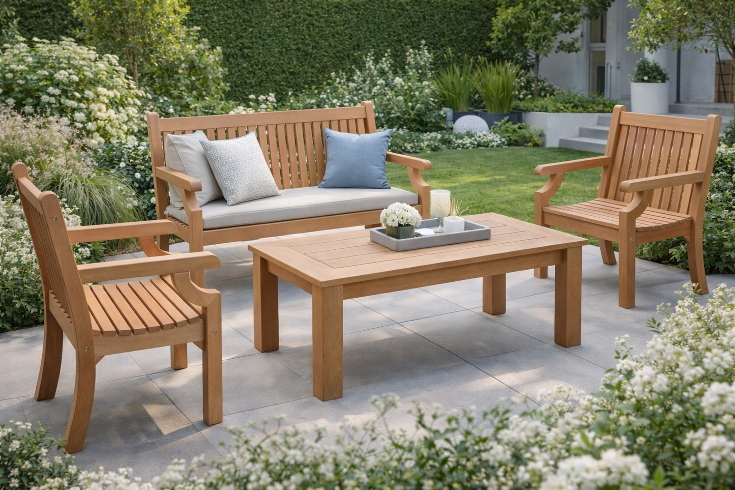 Winawood Wood Effect Coffee Table - L120cm x D61cm x H48cm