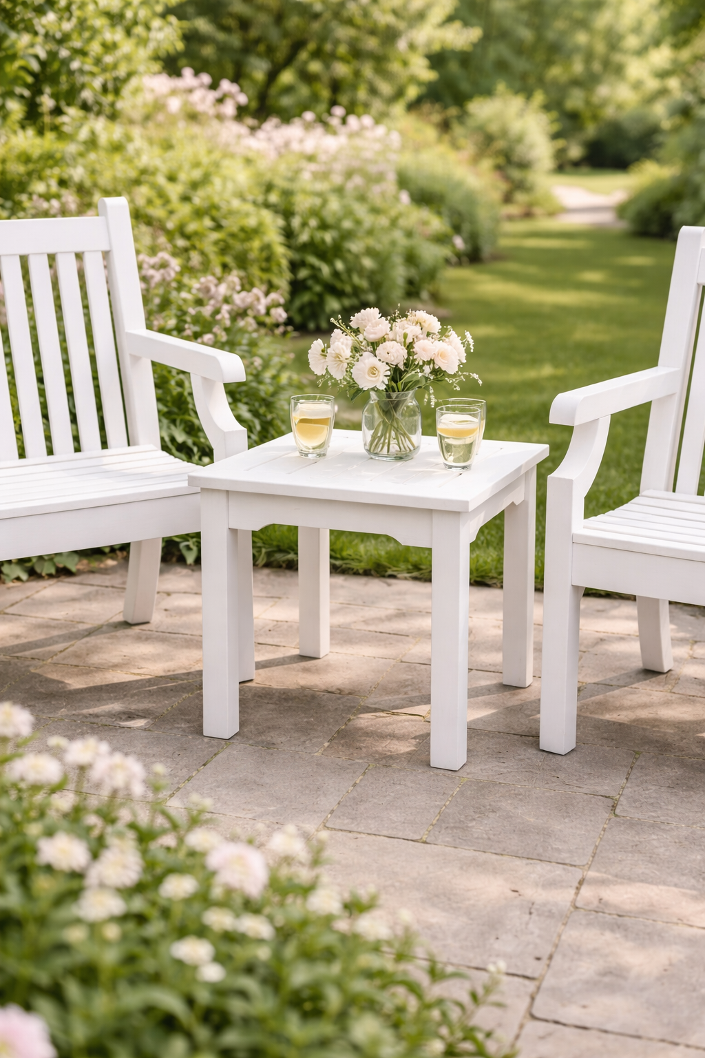 Winawood Wood Effect Side Table - L49.3cm x D49.3cm x H53cm