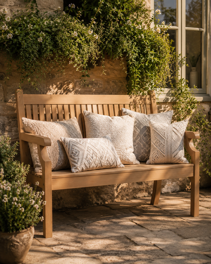 Winawood Sandwick 2 Seater Wood Effect Bench