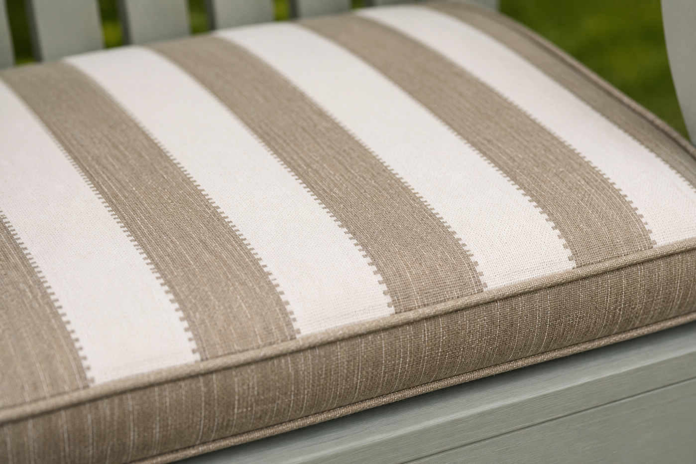 Winawood Double Sided Armchair Cushion - Stripes/Solid