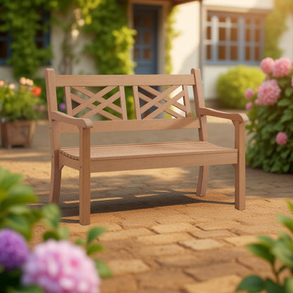 Winawood Speyside 2 Seater Wood Effect Bench - New Teak