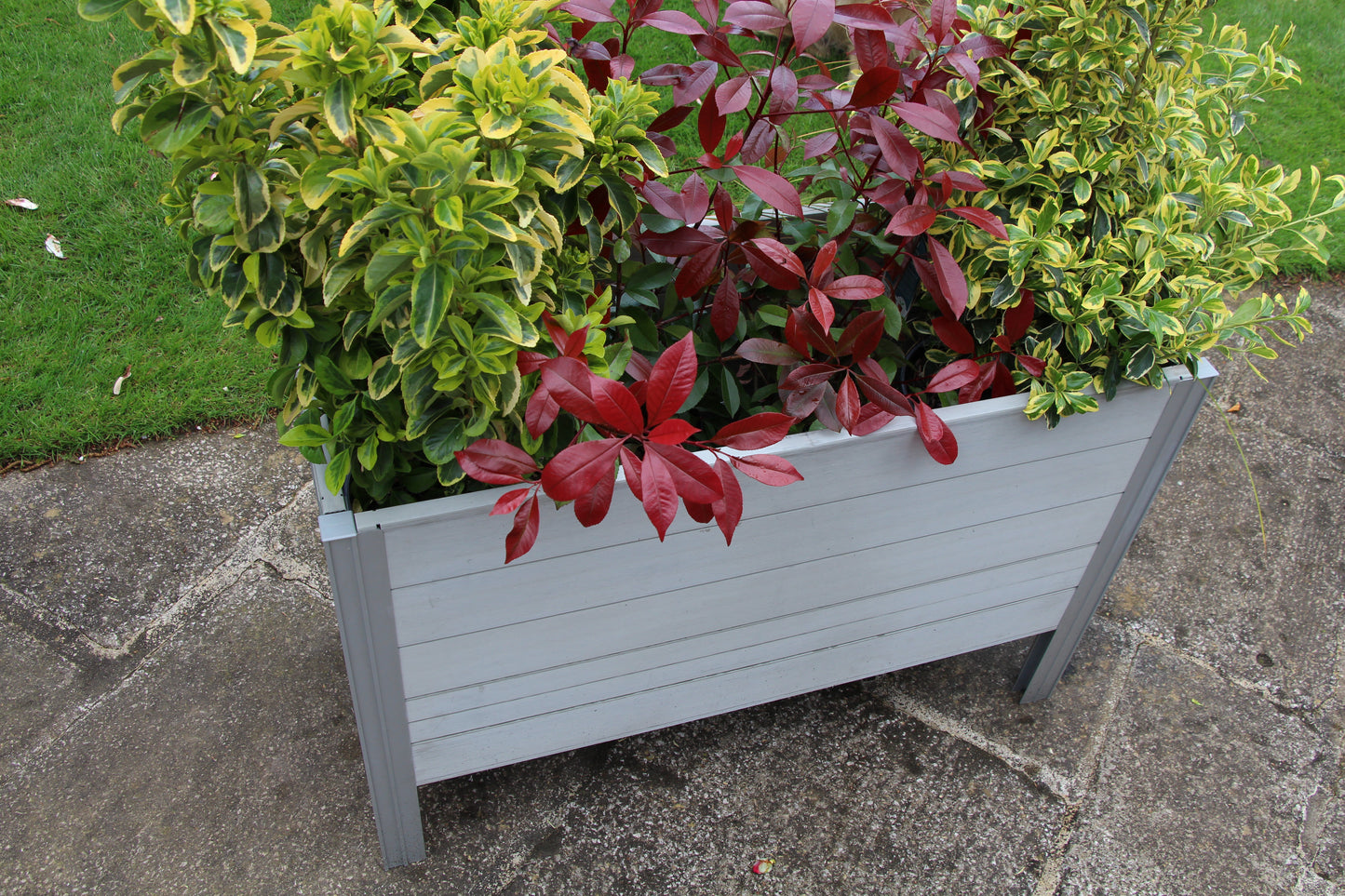 Winawood Wood Effect Rectangular Raised Planter