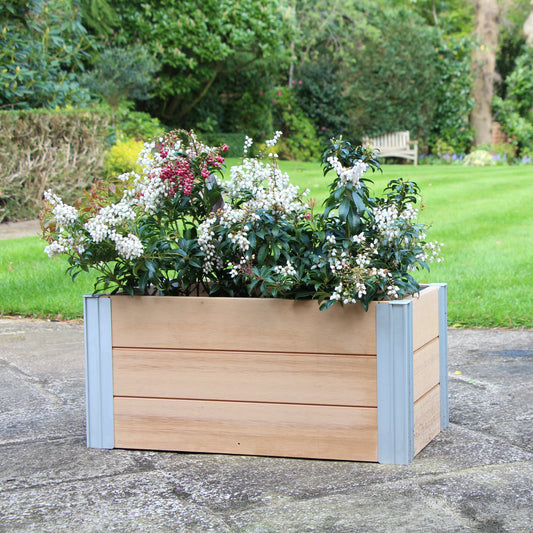 Winawood Wood Effect Rectangular Planter