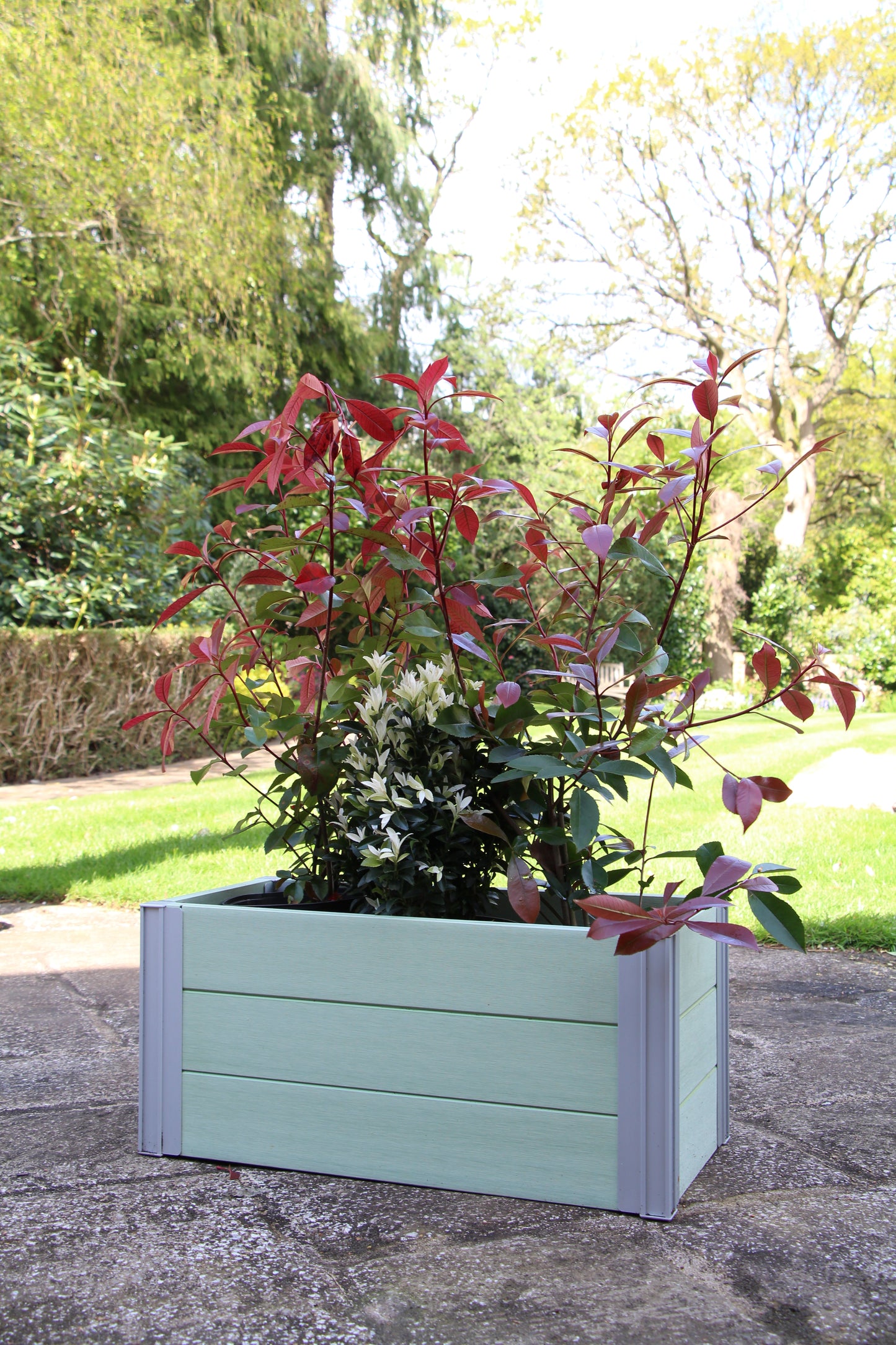 Winawood Wood Effect Rectangular Planter