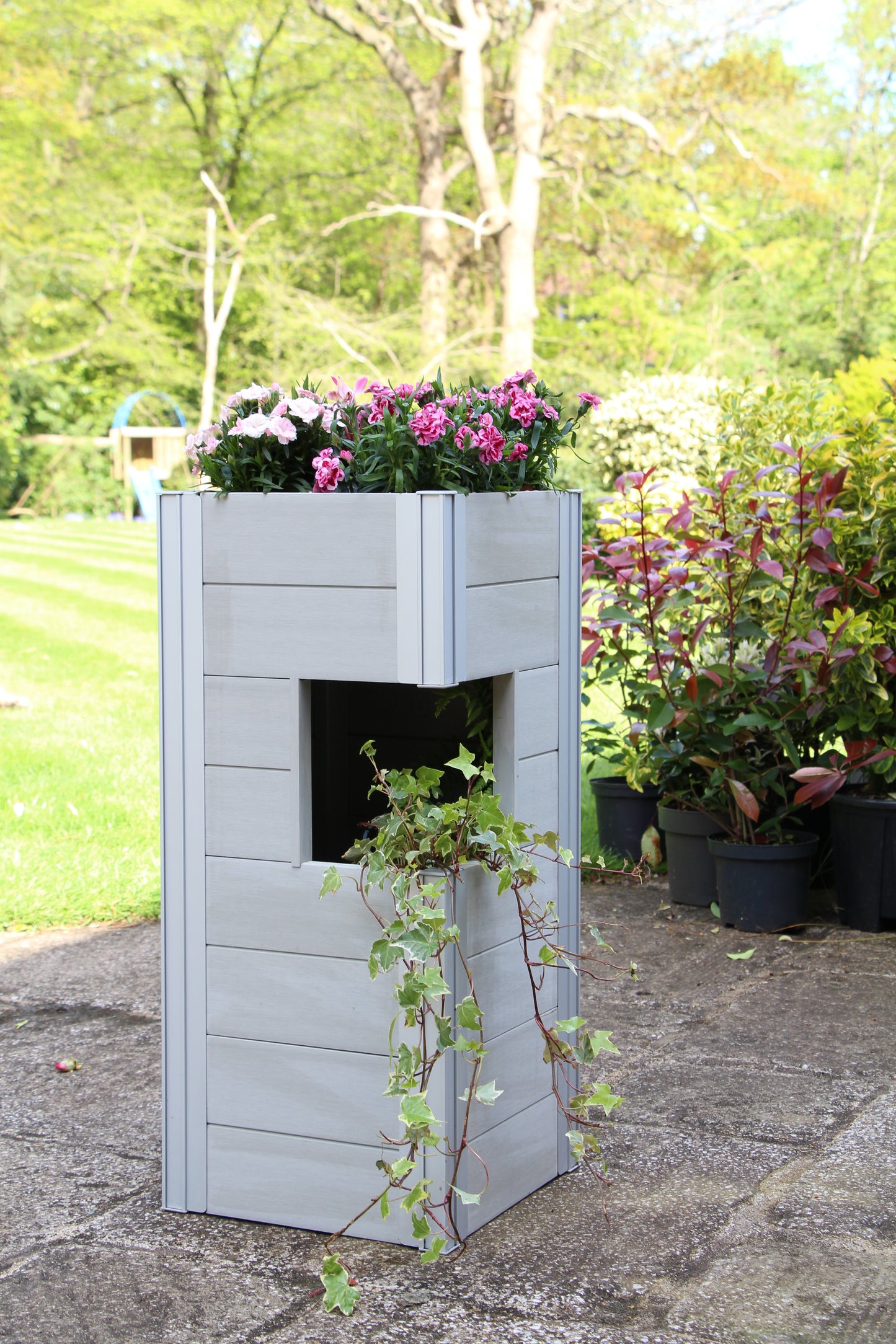 Winawood Wood Effect Pillar Planter