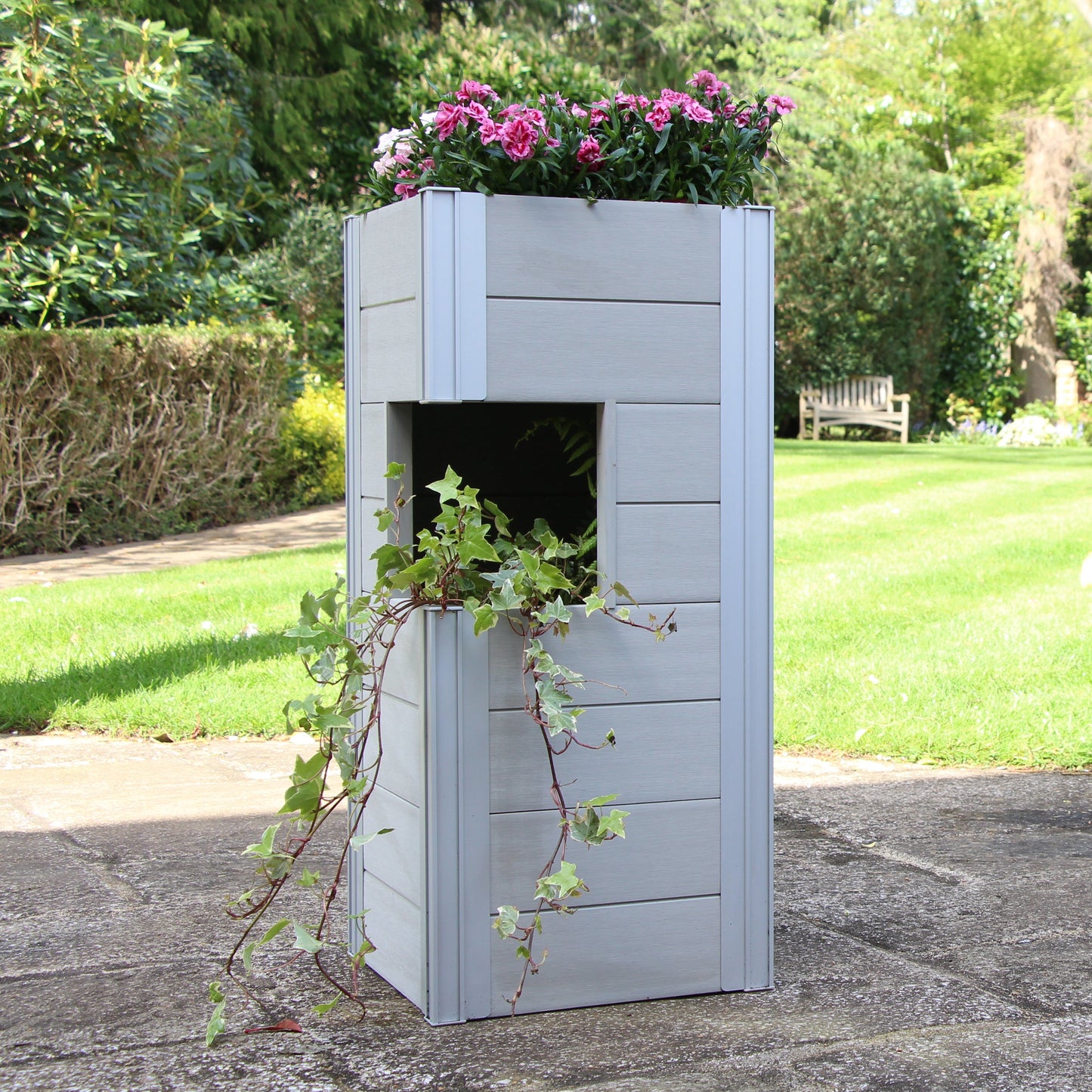 Winawood Wood Effect Pillar Planter