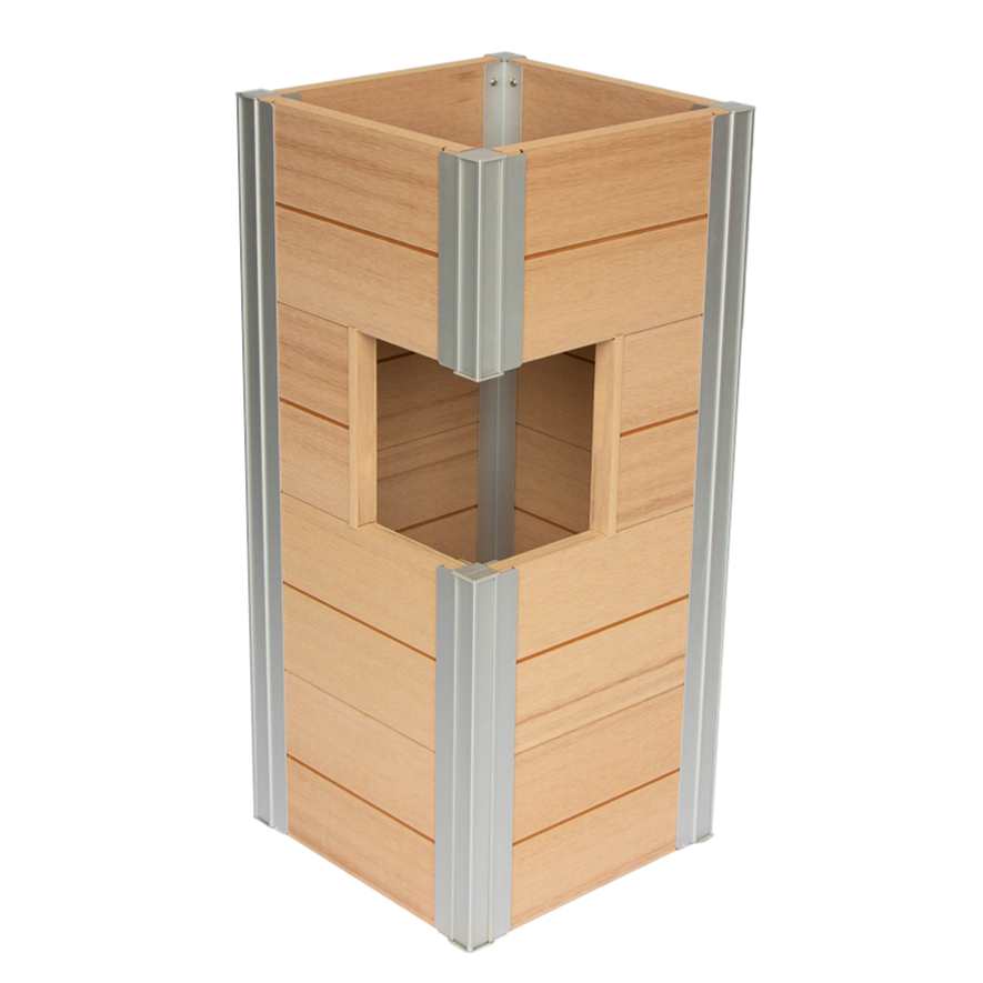 Winawood Wood Effect Pillar Planter