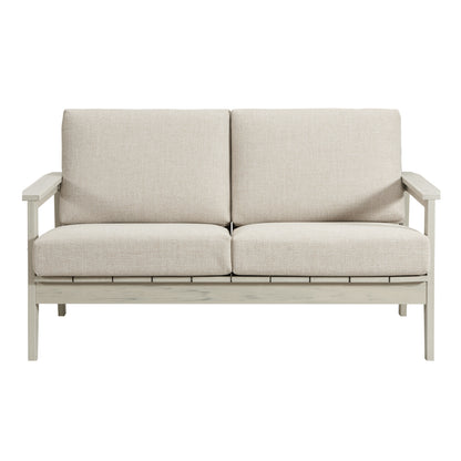 Winawood Skara Wood Effect 2 Seater Sofa