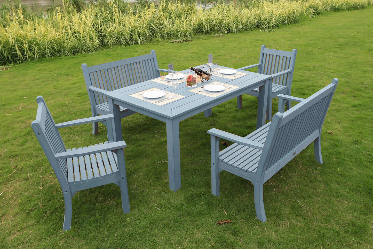 Winawood Wood Effect Rectangular Dining Table - L170cm x D98.3cm x H76cm