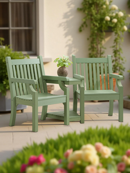 Winawood Sandwick Wood Effect Love Seat