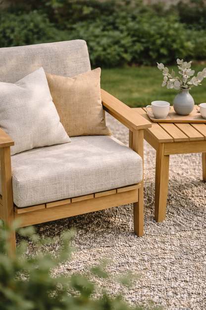 Winawood Skara Wood Effect Bistro Set