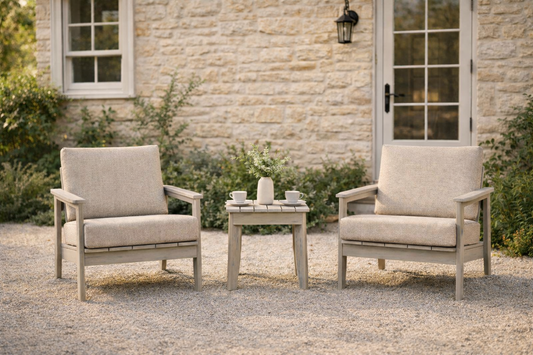 Winawood Skara Wood Effect Bistro Set