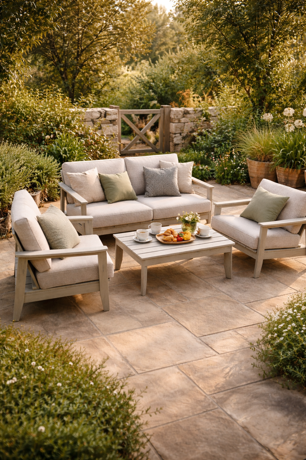 Winawood Skara Wood Effect Lounge Set