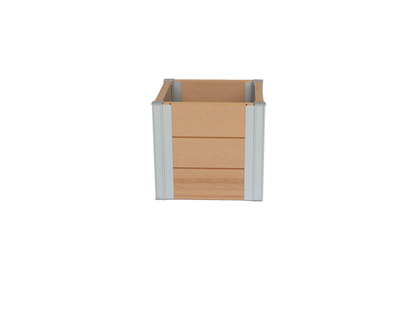 Winawood Wood Effect Small Cube Planter