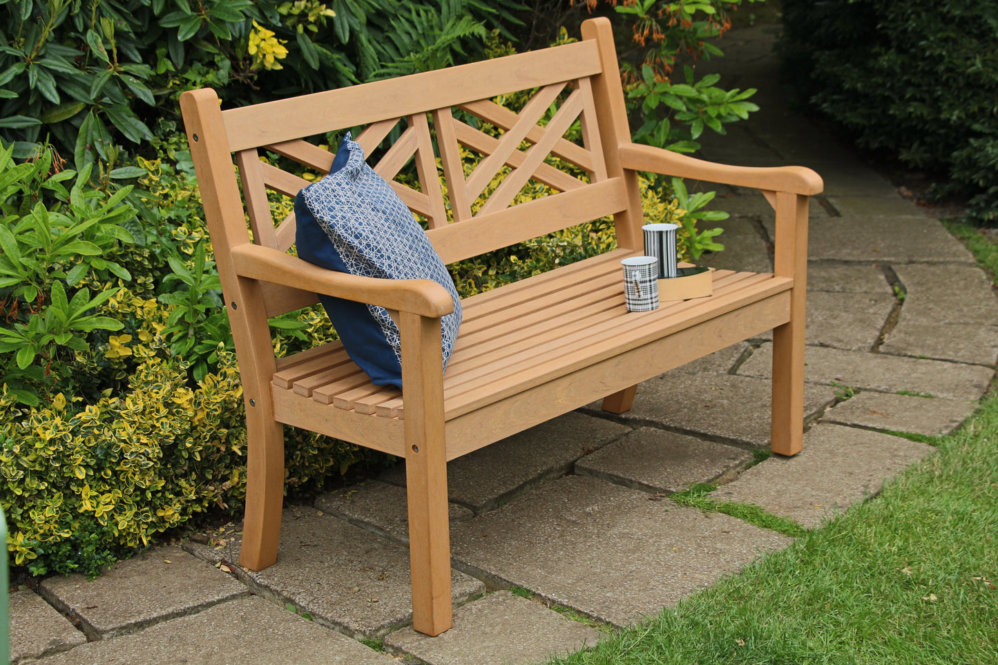 Winawood Speyside 2 Seater Wood Effect Bench