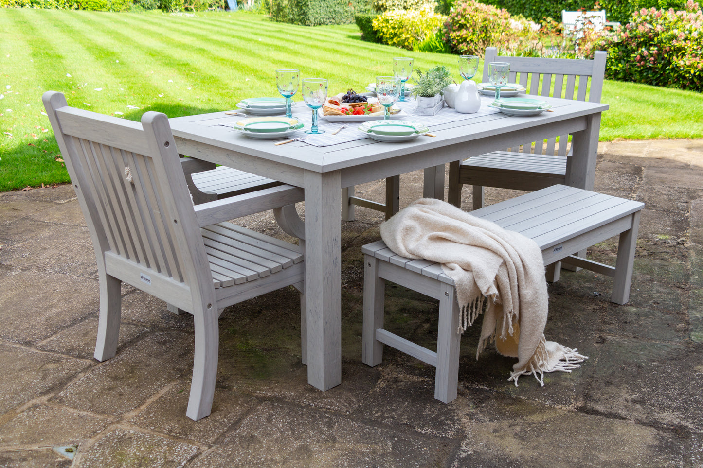 Winawood Wood Effect Rectangular Dining Table - L170cm x D98.3cm x H76cm