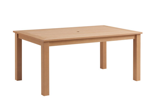Winawood Wood Effect Rectangular Dining Table - L170cm x D98.3cm x H76cm - New Teak