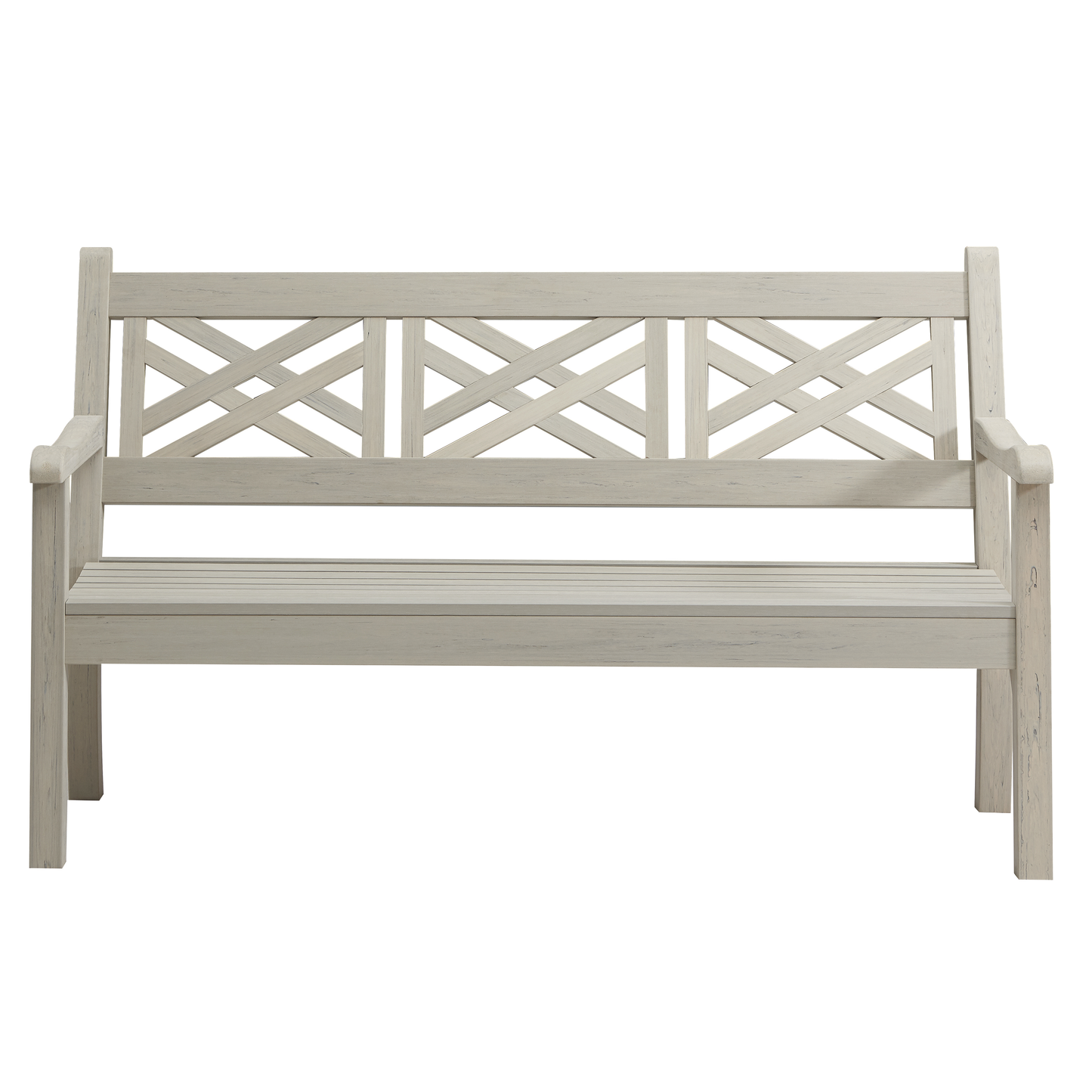 Winawood Speyside 3 Seater Wood Effect Bench - Stone Grey