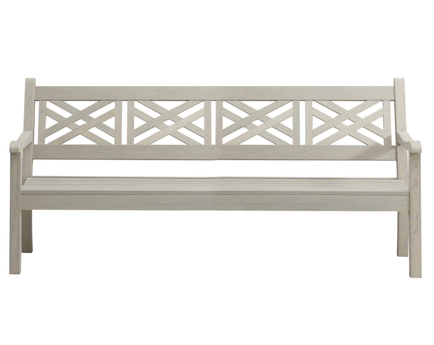 Winawood Speyside 4 Seater Wood Effect Bench - Powder Blue