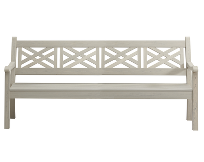 Winawood Speyside 4 Seater Wood Effect Bench - Powder Blue