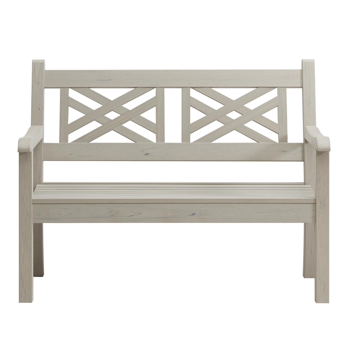 Winawood Speyside 2 Seater Wood Effect Bench - Stone Grey