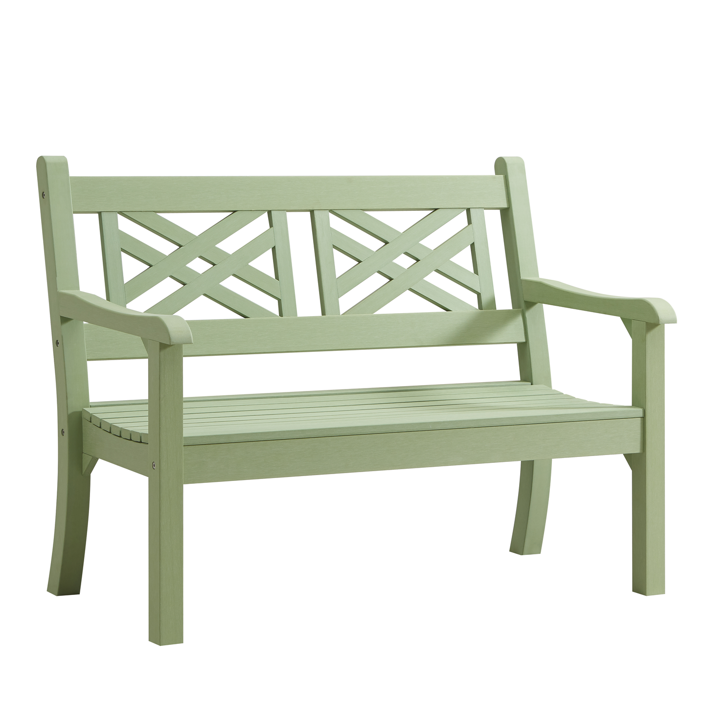 Winawood Speyside 2 Seater Wood Effect Bench - Duck Egg Green